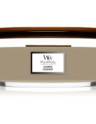 Woodwick Cashmere ароматна свещ с дървен фитил (hearthwick) 453.6 гр.