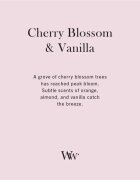 Woodwick Cherry Blossom & Vanilla ароматна свещ с дървен фитил 453.6 гр.