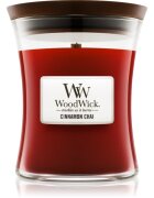 Woodwick Cinnamon Chai ароматна свещ с дървен фитил 275 гр.