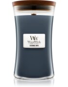 Woodwick Evening Onyx ароматна свещ с дървен фитил 609.5 гр.