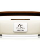 Woodwick Island Coconut ароматна свещ с дървен фитил (hearthwick) 453 гр.