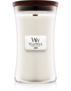 Woodwick Linen ароматна свещ с дървен фитил 609.5 гр.