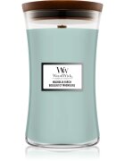 Woodwick Magnolia Birch ароматна свещ с дървен фитил 610 гр.