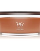 Woodwick Pumpkin Praline ароматна свещ с дървен фитил 453.6 гр.