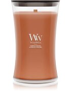 Woodwick Pumpkin Praline ароматна свещ с дървен фитил 610 гр.
