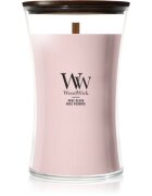 Woodwick Rose Blush ароматна свещ с дървен фитил 610 гр.