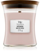 Woodwick Rosewood ароматна свещ с дървен фитил 275 гр.