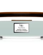 Woodwick Sagewood & Seagrass ароматна свещ с дървен фитил (hearthwick) 4536 гр.