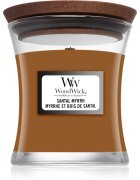 Woodwick Santal Myrrh ароматна свещ с дървен фитил 85 гр.