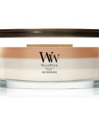 Woodwick Trilogy Café Macchiato ароматна свещ с дървен фитил 453.6 гр.
