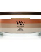 Woodwick Trilogy Hearth Spice ароматна свещ с дървен фитил 453.6 гр.