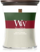 Woodwick Trilogy Holiday Garland ароматна свещ с дървен фитил 275 гр.