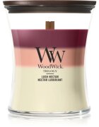 Woodwick Trilogy Lush Nectar ароматна свещ с дървен фитил 275 гр.