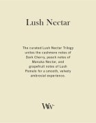 Woodwick Trilogy Lush Nectar ароматна свещ с дървен фитил 275 гр.