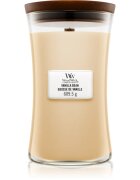 Woodwick Vanilla Bean ароматна свещ с дървен фитил 609.5 гр.