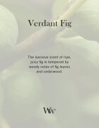 Woodwick Verdant Fig ароматна свещ с дървен фитил 610 гр.