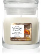 Yankee Candle Amber & Sandalwood ароматна свещ Signature 110 гр.