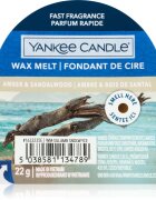 Yankee Candle Amber & Sandalwood восък за арома-лампа 22 гр.