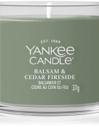 Yankee Candle Balsam & Cedar Fireside вотивна свещ 37 гр.