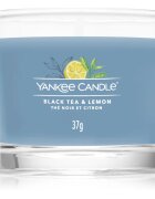 Yankee Candle Black Tea & Lemon вотивна свещ glass 37 гр.