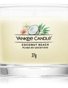 Yankee Candle Coconut Beach вотивна свещ glass 37 гр.