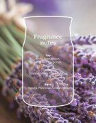 Yankee Candle Dried Lavender & Oak ароматна свещ Signature 110 гр.