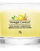 Yankee Candle Iced Berry Lemonade вотивна свещ glass 37 гр.
