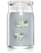 Yankee Candle Smoked Vanilla & Cashmere ароматна свещ Signature 567 гр.