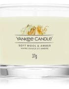 Yankee Candle Soft Wool & Amber вотивна свещ 37 гр.