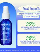 Youth To The People Oasis Triple Peptide + Cactus Serum серум за лице на лицето и шията 30 мл.