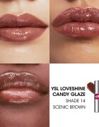 Yves Saint Laurent Loveshine Candy Glaze хидратиращ блясък за устни за жени 14 Scenic Brown 3.2 гр.