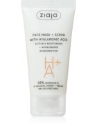 Ziaja Face Mask + Scrub with Hyaluronic Acid пилинг маска 55 мл.