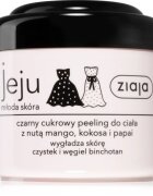 Ziaja Jeju Young Skin захарен скраб за тяло черен 200 мл.