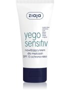 Ziaja Yego Sensitiv успокояващ и хидратиращ крем за мъже SPF 10 50 мл.