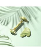 Zoë Ayla Luxurious Jade Crystal Roller масажно валяче за лице 1 бр.