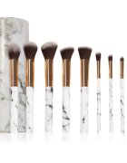 Zoë Ayla Makeup Brush Set Marble 10 Piece комплкет четки с калъф