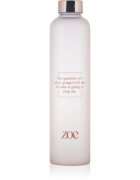 ZOE Quote Glass Bottle стъклена бутилка за вода боя Pink 1 бр.