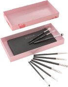 ZOEVA It's All About The Eyes Brush Set Комплект четки с чантичка 1 бр.
