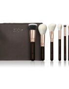 ZOEVA The Complete Brush Set Rose Golden Edition Комплект четки с чантичка