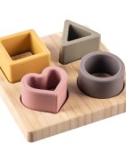 Zopa Silicone Bamboo Puzzle играчка сортер Multicolor 1 бр.