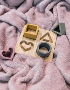 Zopa Silicone Bamboo Puzzle играчка сортер Multicolor 1 бр.