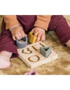 Zopa Silicone Bamboo Puzzle играчка сортер Multicolor 1 бр.