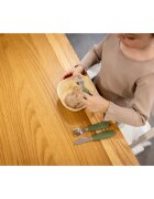 Zopa Silicone Children's Cutlery прибор за деца 6 m+ Mustard Yellow 3 бр.