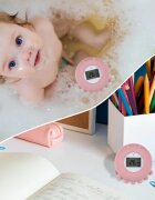 Zopa Silicone Digital Thermometer 2in1 Дигитален термометър за ваната Dove Grey 1 бр.