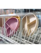 Zopa Silicone Divided Plate разделена чиния с вендуза Old Pink 1 бр.