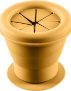 Zopa Silicone Folding Snack Box силиконова купичка с вендуза Mustard Yellow 1 бр.