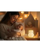 Zopa Silicone LED Lamp with Music Size L нощна светлина с мелодия Rabbit 1 бр.