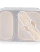 Zopa Silicone Lunch Box Large комплект за хранене Sand Beige 21x15 cm 1 бр.