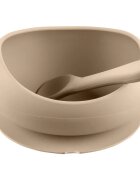 Zopa Silicone Tableware Set комплект за хранене Sand Beige 1 бр.