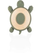 Zopa Silicone Wooden Teether Turtle гризалка 0 m+ Forest Green 1 бр.